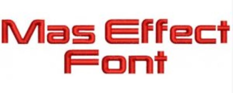 Mass Effect Embroidery Designs — machine embroidery design