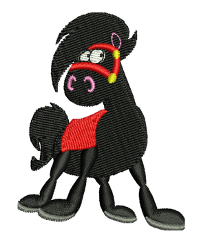 Donkey Embroidery Design — machine embroidery design