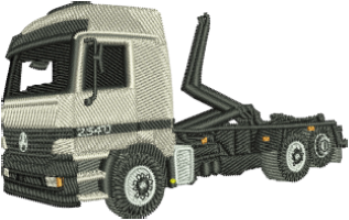 Heavy Vehicle Truck Embroidery Design — machine embroidery design