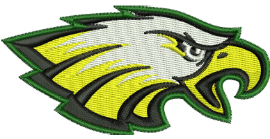 Eagled Necked Embroidery Design — machine embroidery design