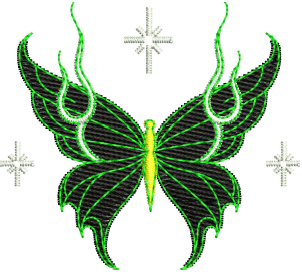 Firefly Embroidery Design (3 sizes) — machine embroidery design