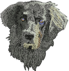 Dog Embroidery Design — machine embroidery design
