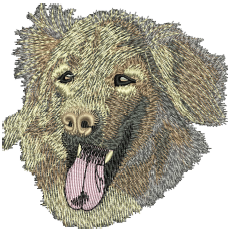 Hungry Dog Embroidery Design — machine embroidery design
