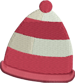 Christmas Cap Embroidery Design — machine embroidery design