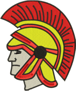 Warrior Hat Embroidery Design (3 sizes) — machine embroidery design
