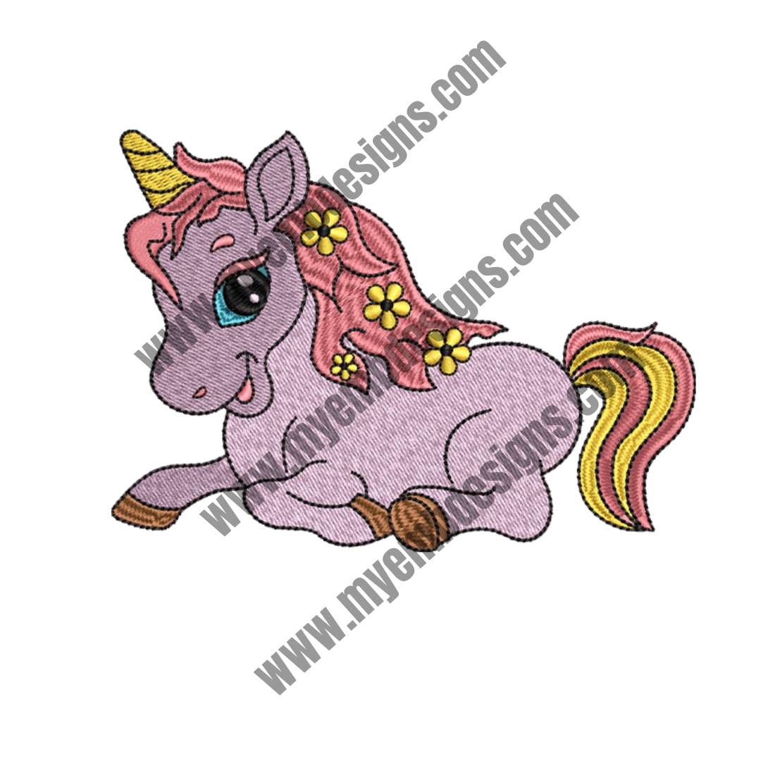 Little Pony Embroidery Design (2 sizes) — machine embroidery design