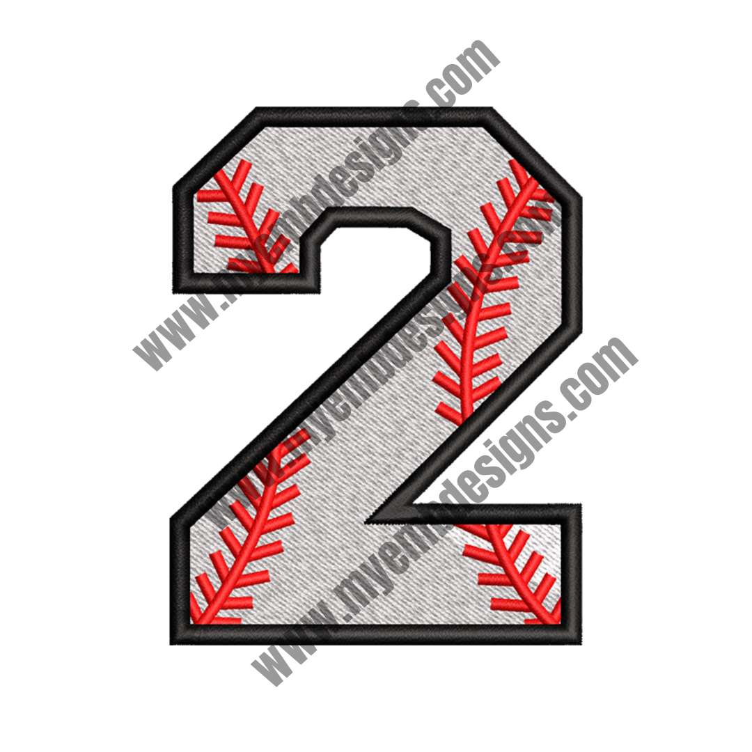 Digital 2 Embroidery Design — machine embroidery design