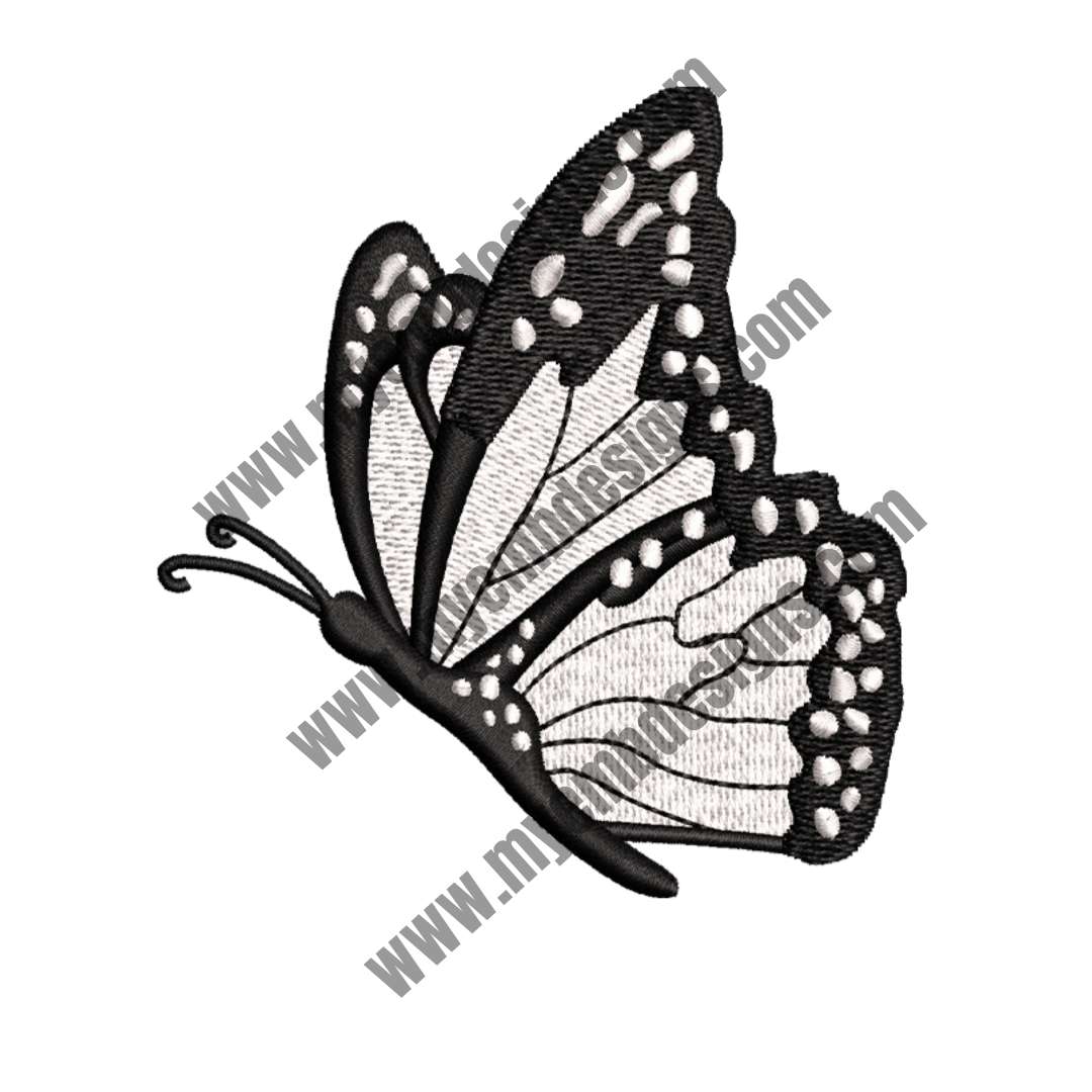 Butterfly 11 Embroidery Design (2 sizes) — machine embroidery design