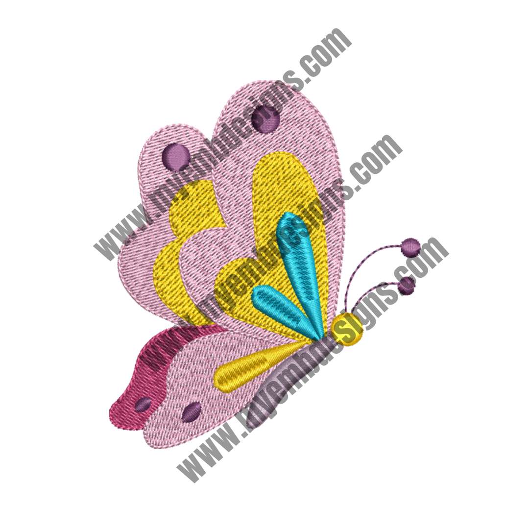 Butterfly 14 Embroidery Design (2 sizes) — machine embroidery design