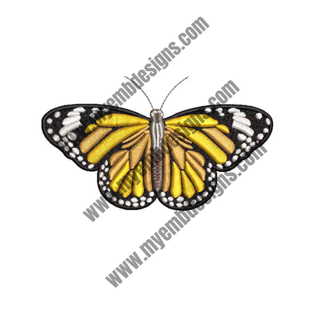 Butterfly 8 Embroidery Design (2 sizes) — machine embroidery design