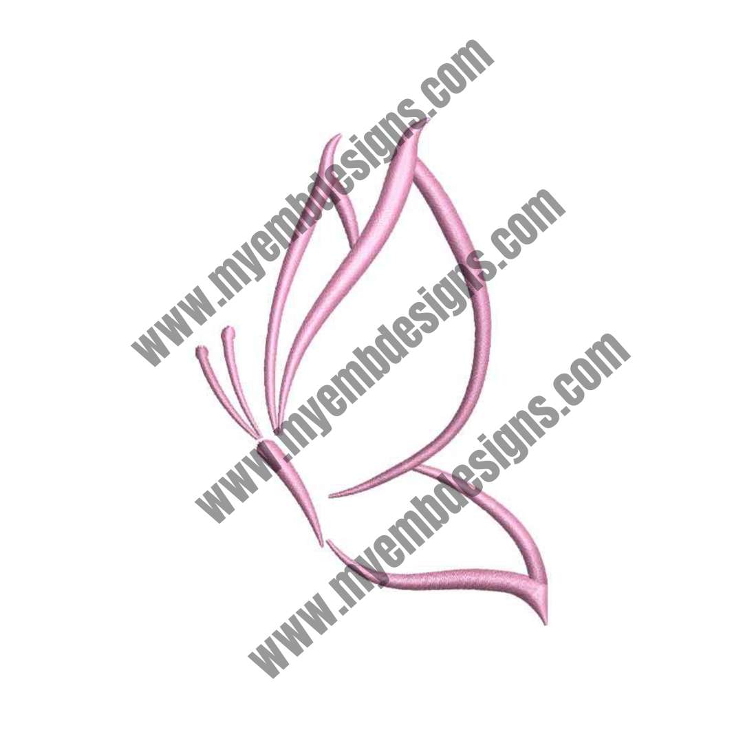 Butterfly 13 Embroidery Design (2 sizes) — machine embroidery design