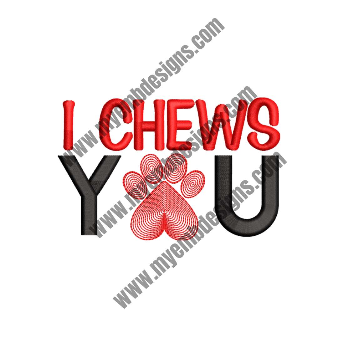 Valentines Day Embroidery Design (2 sizes) — machine embroidery design