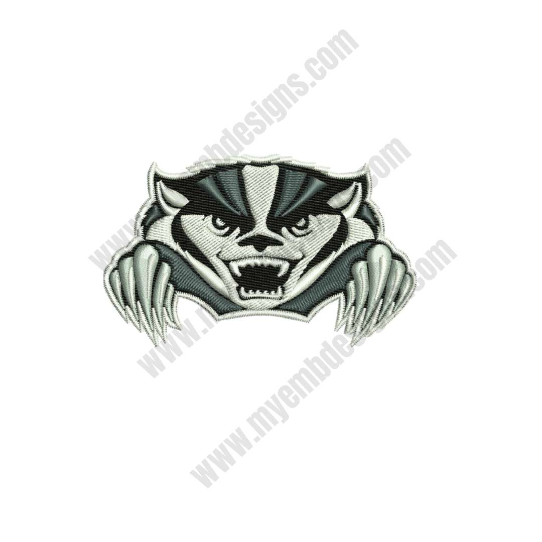 Sharp Claws Embroidery Design (3 sizes) — machine embroidery design
