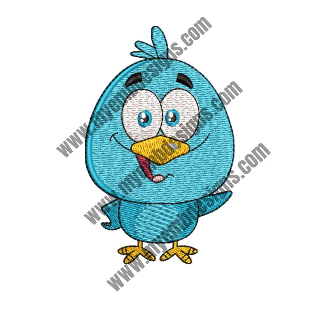 Baby Bird Embroidery Design (2 sizes) — machine embroidery design