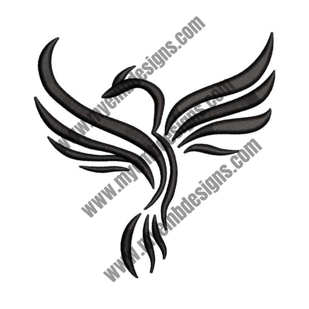 Bird Embroidery Design (2 sizes) — machine embroidery design