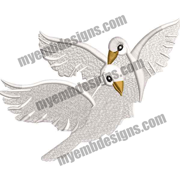 Eagle Embroidery Design (2 sizes) — machine embroidery design