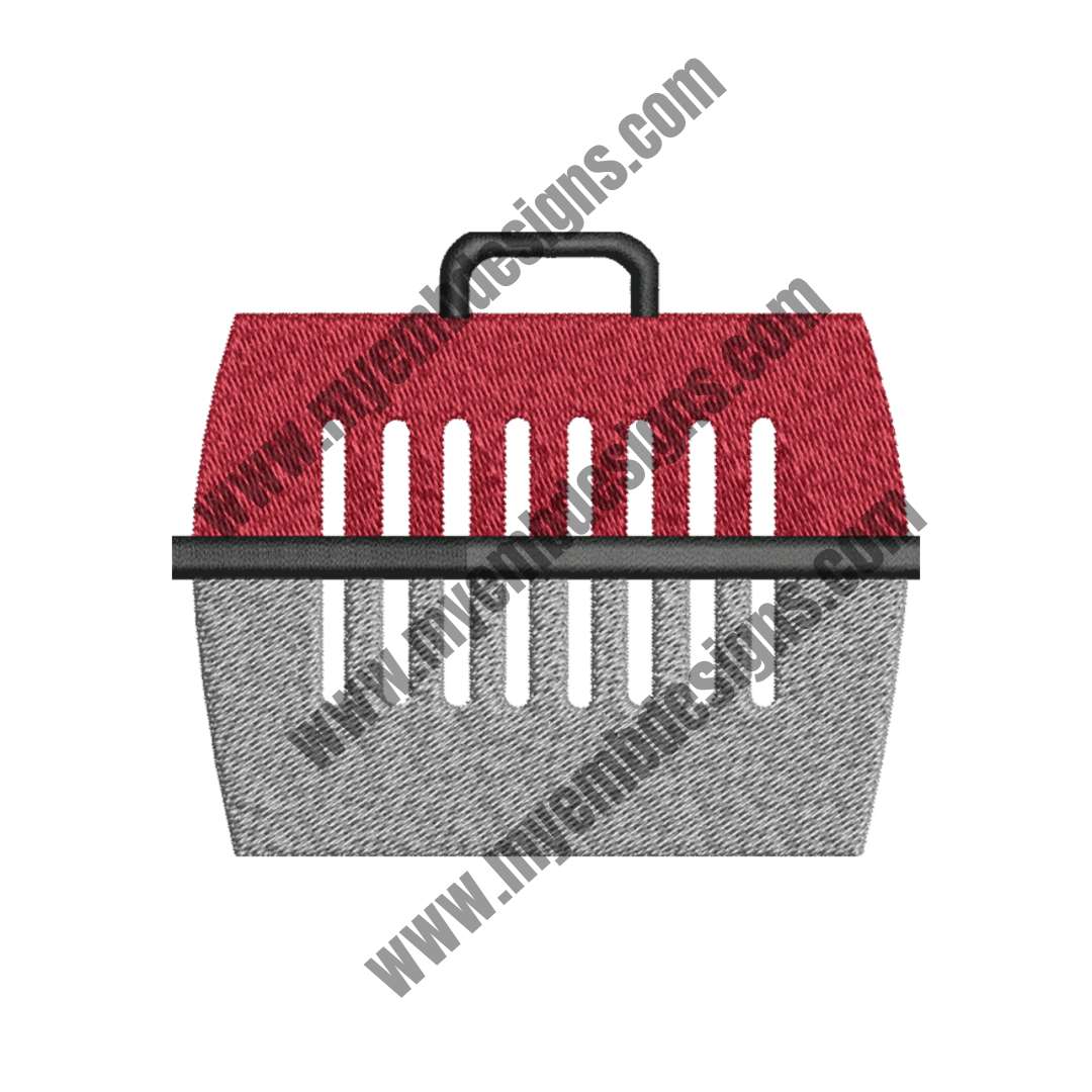 Fishing Cage Embroidery Design (2 sizes) — machine embroidery design