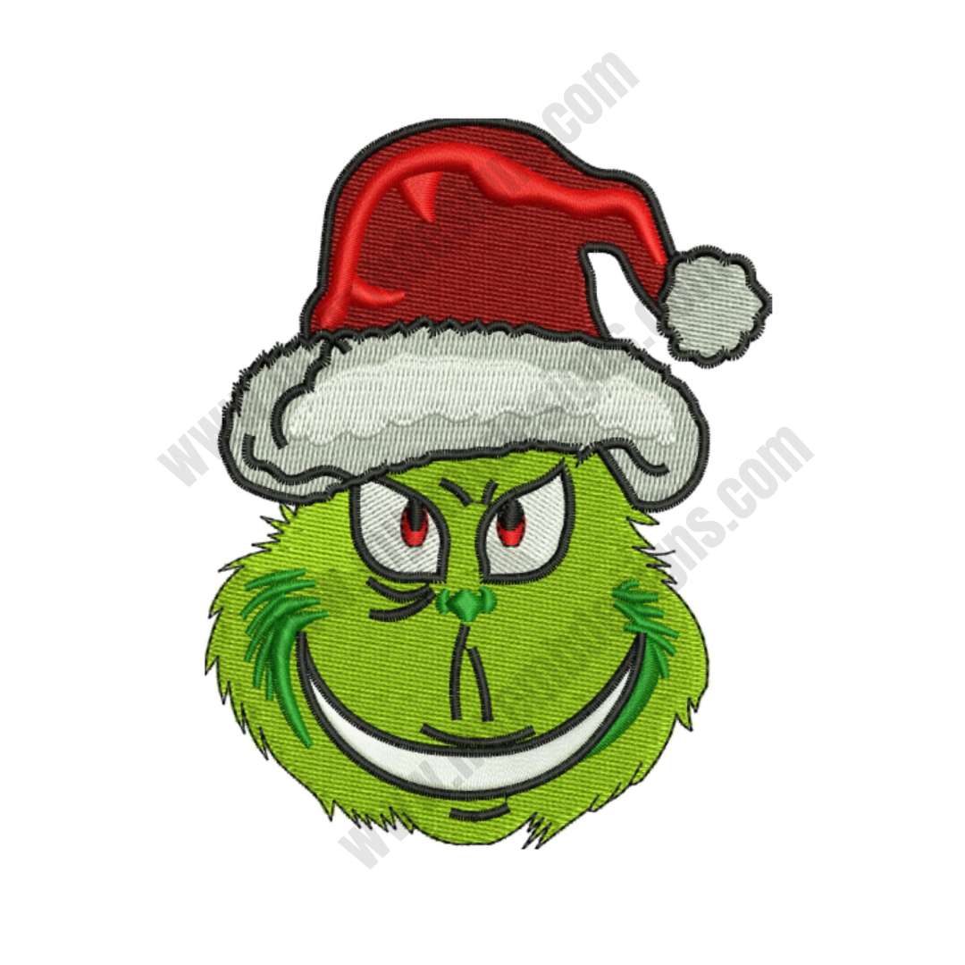 Christmas Grinch Embroidery Designs — machine embroidery design
