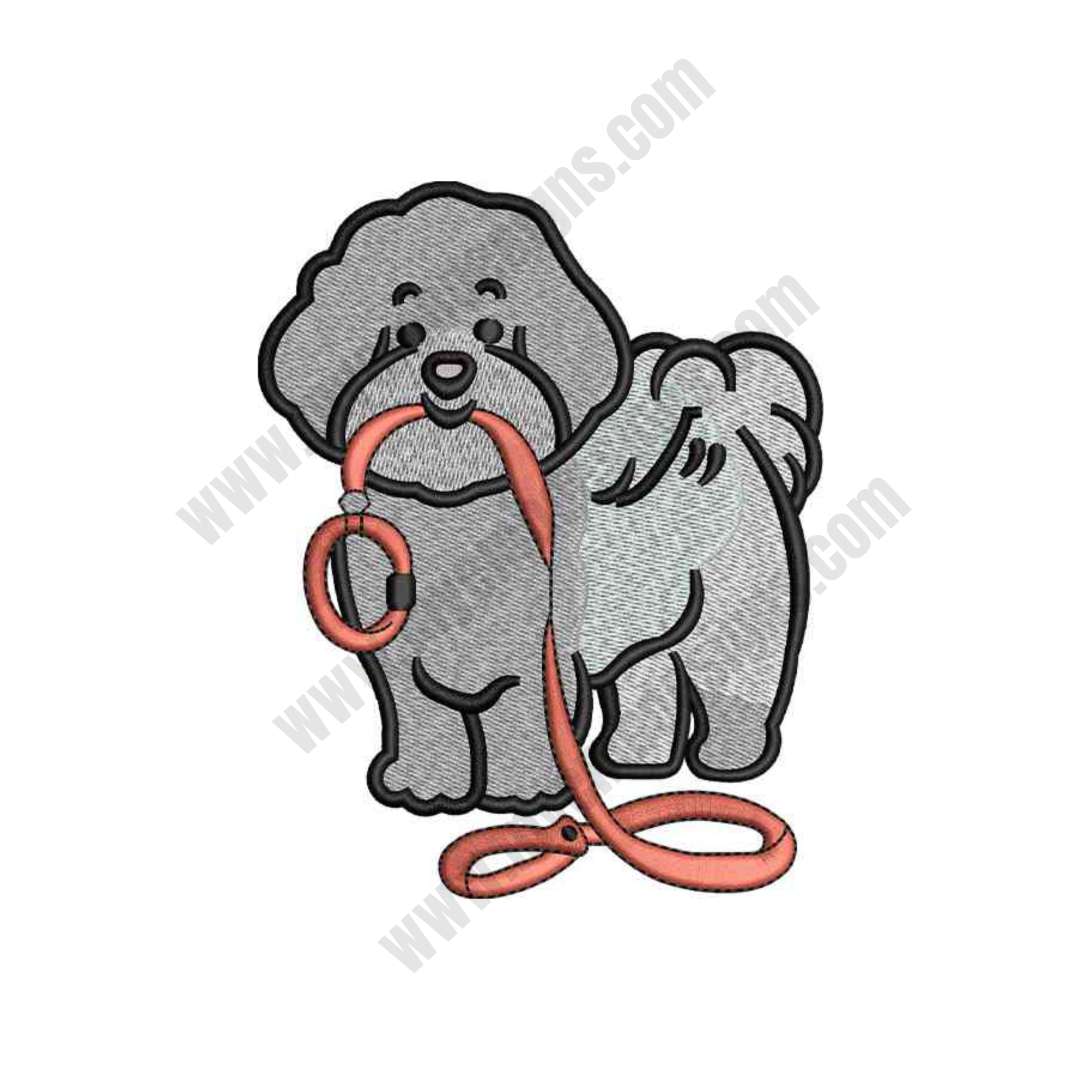 Cute Puppy Embroidery Designs (2 sizes) — machine embroidery design