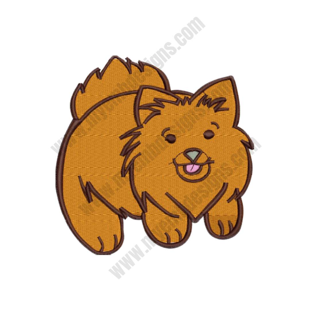 Furry Cat Embroidery Designs (2 sizes) — machine embroidery design