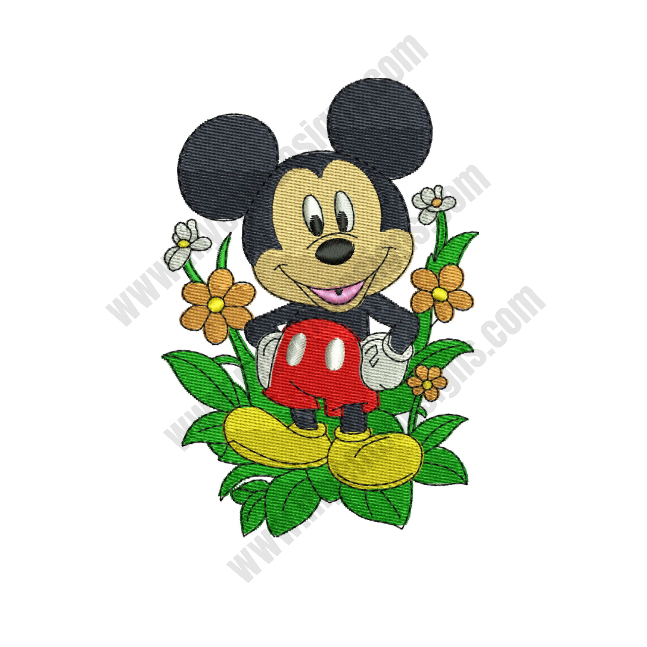 Machine Embroidery Mickey Exp