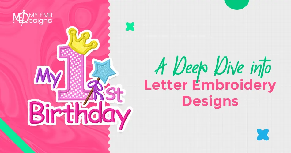 Intricate Artistry: A Deep Dive into Letter Embroidery Designs