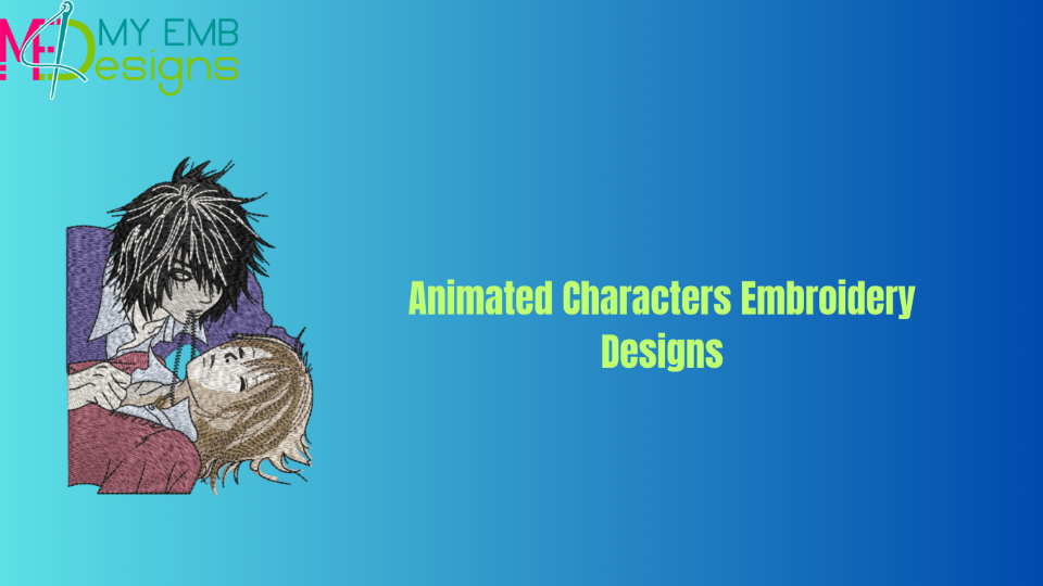 Animated Characters Embroidery Designs