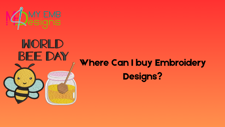 Where Can I buy Embroidery Designs?
