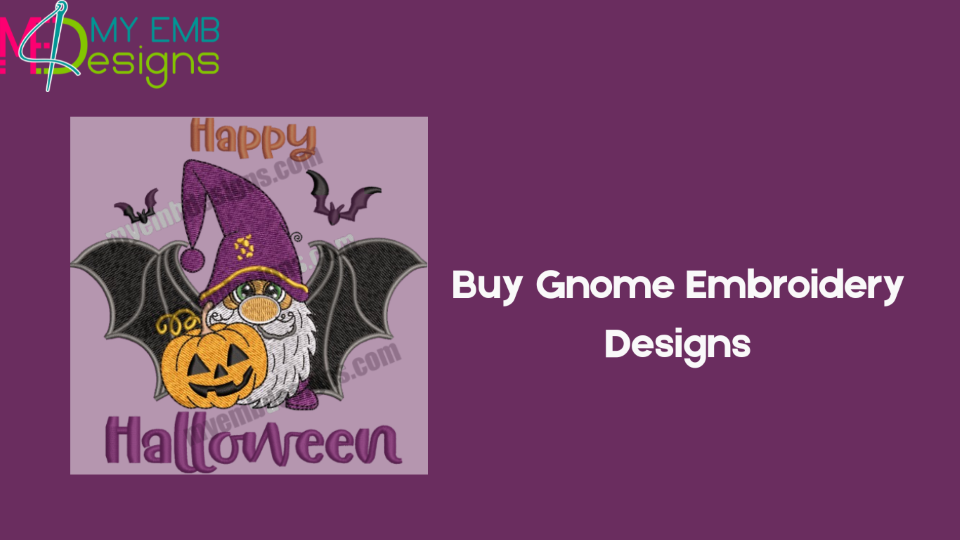 Buy Gnome Embroidery Designs