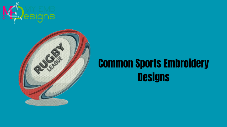 Common Sports Embroidery Designs