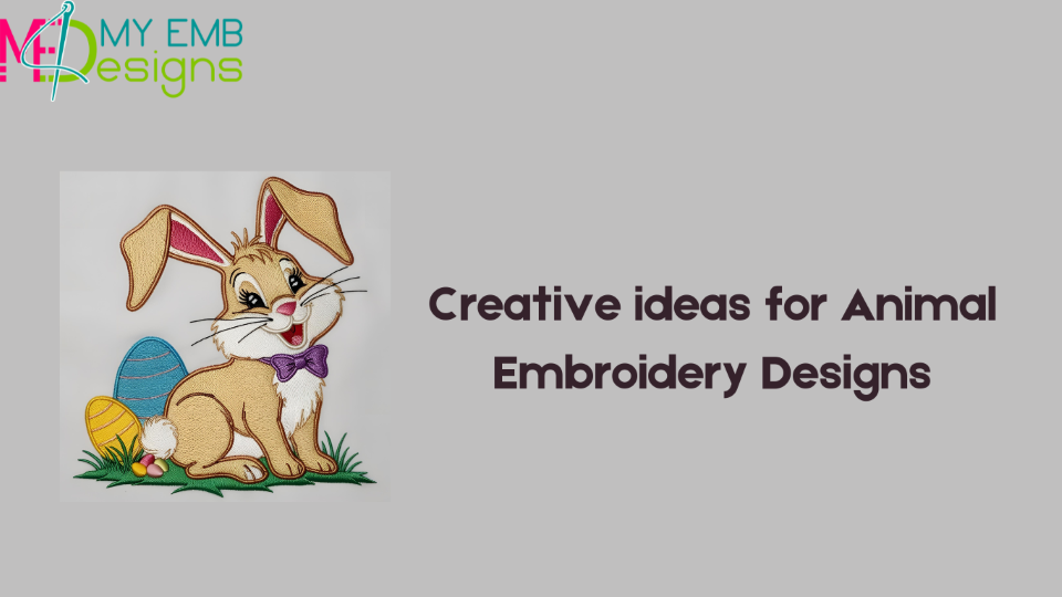 Creative ideas for Animal Embroidery Designs