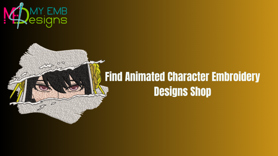 Find Animated Character Embroidery Designs Shop