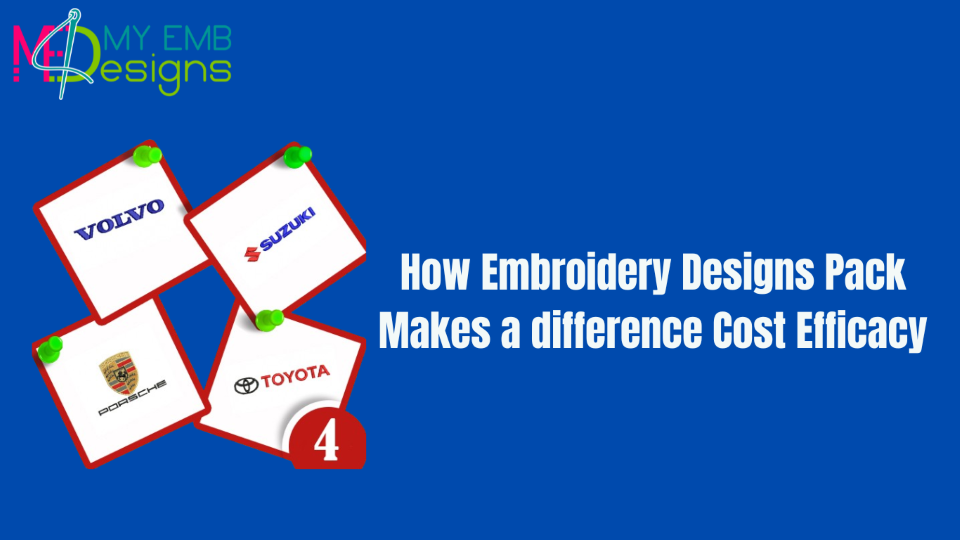 How Embroidery Designs Pack Makes a difference Cost Efficacy