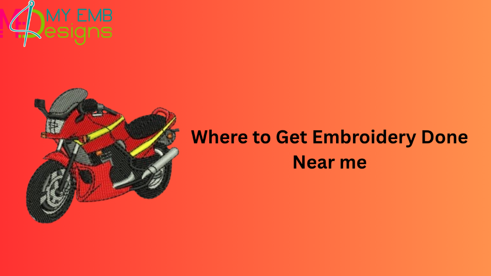 Where to Get Embroidery Done Near me