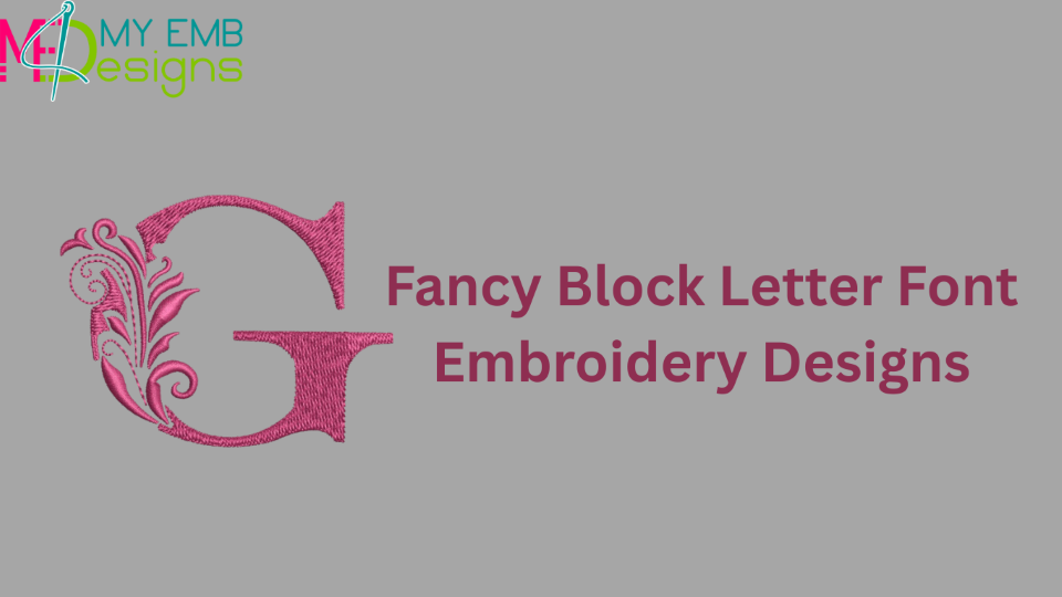 Fancy Block Letter Font