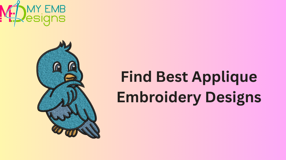 Find Best Applique Embroidery Designs