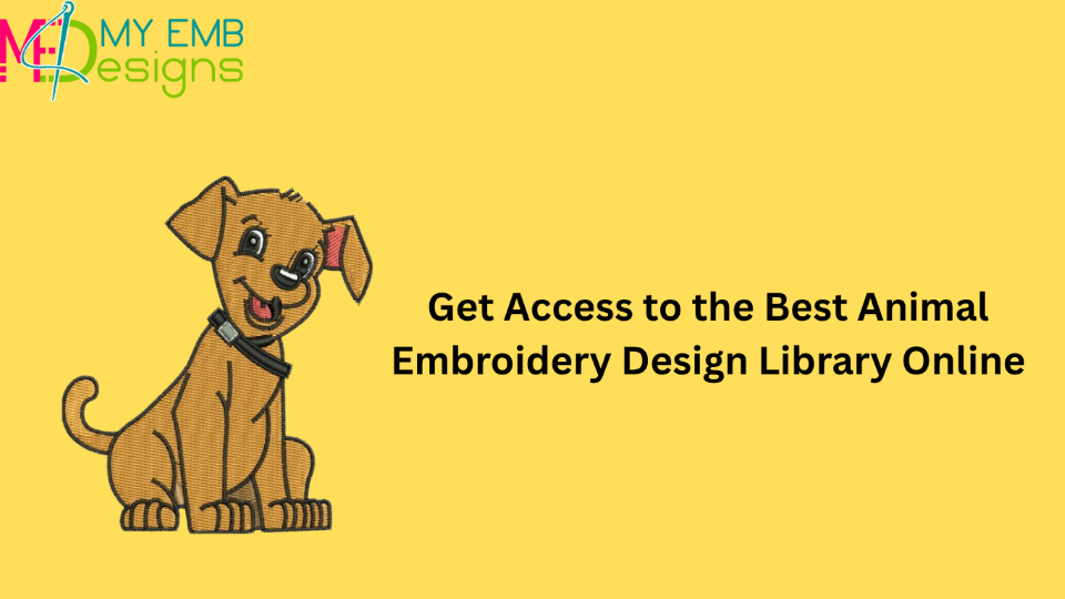Get Access to the Best Animal Embroidery Design Library Online