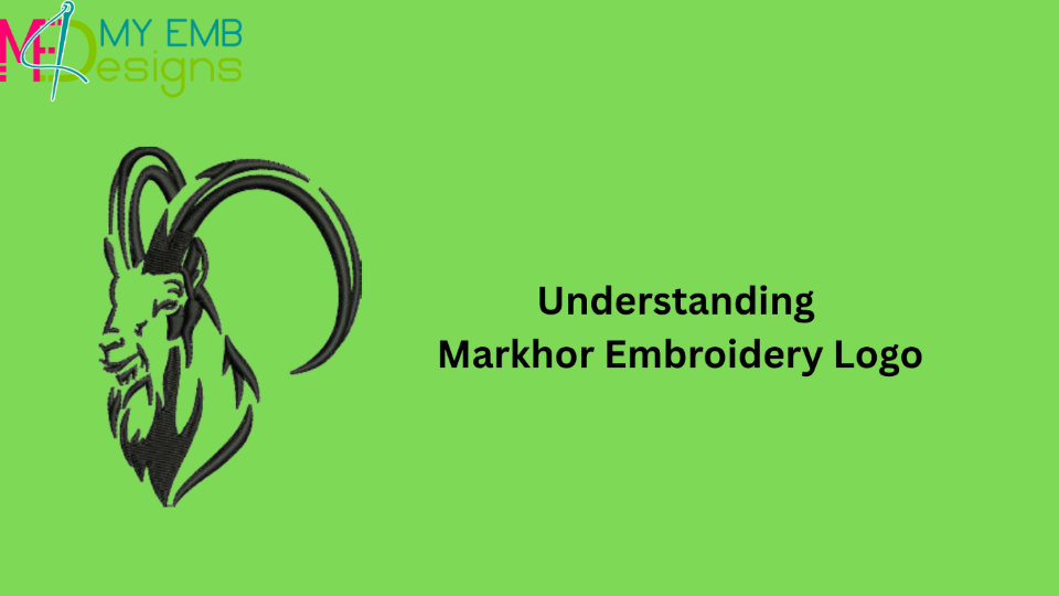 Understanding Markhor Embroidery Logo