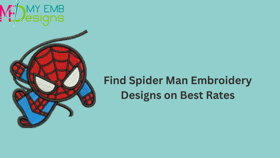 Find Spider Man Embroidery Designs on Best Rates