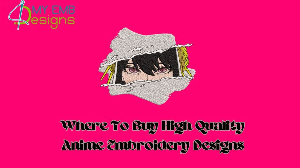 Buy High Quality Anime Embroidery Designs