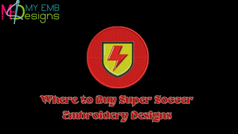 Where to Buy Super Soccer Embroidery Designs